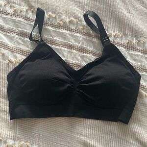 Black Wireless Comfort Bra